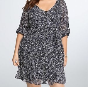 TORRID ANIMAL PRINT SHIRT DRESS